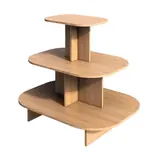 Podium Vicenza arrondi 3 niveaux - L 120 x P 90 x H 106 cm