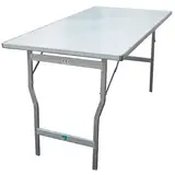 Table pliante marché renforcée avec plateau 150 x 80 x 80 cm - Table de marché