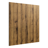 Fond mélaminé chêne Sherman - L 99,3 x P 120 cm