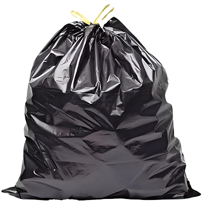 Sacs poubelle 100 L à lien coulissant