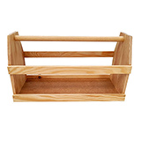 Panier porte bouteilles de bières en bois - caisse à  bouteilles 10 bières 50cl