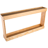 Demi mètre de bières en bois - porte bouteilles de bières 8 bières 33 cl Long Neck