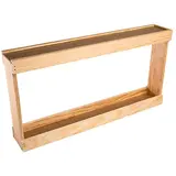 Demi mètre de bières en bois - porte bouteilles de bières 8 bières 33 cl Long Neck