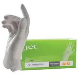 Gants vinyle naturel non poudrés ambidextres - taille M