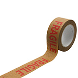 Adhésif kraft imprimé FRAGILE - 50 mm x 50 m