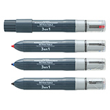 Marqueurs permanents à pointes fines coniques - 3 couleurs 