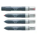 Marqueurs permanents à pointes fines coniques - 3 couleurs 