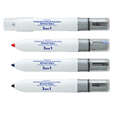 Marqueurs effaçables pour tableau blanc - 3 couleurs 