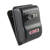 Boîte à clés sécurisée à combinaison 3 chiffres - 3 à 4 clés - Fonte - Noir