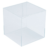 Cube plexi transparent PMMA ép. 3mm 200 x 200 x 200 mm - Cube acrylique