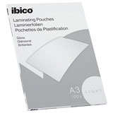 100 pochettes de plastification A3 - 80 µ - brillantes - Plastifieuses