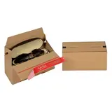 Carton d'expédition Colompac à fond auto et fermeture adhésive 19,5x9,5x9 cm - Boîte carton - Lot de 20