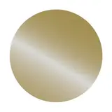 Étiquette cadeau adhésive Or neutre ø 36 mm - Étiquette autocollante Or ronde - Lot de 500