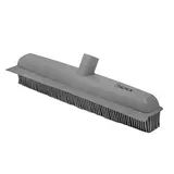 Tête de balai caoutchouc avec raclette 34 cm - gris