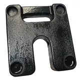 Poids de lestage en fonte 14kg Noir pour tente et barnum – Forme H empilable, Passage 52mm