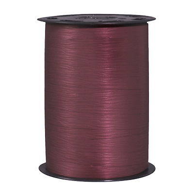 Bolduc mat bordeaux 10 mm x 250 m polypropylène
