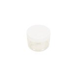 Pot PET cylindrique transparent avec couvercle vissant blanc - 150 ml - carton de 315 unités