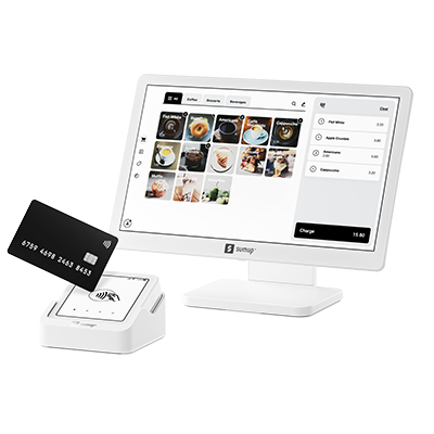 Caisse enregistreuse SumUp Lite avec terminal et station de recharge