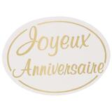 Étiquettes cadeaux adhésives Joyeux anniversaire