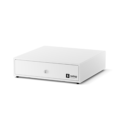 Tiroir caisse SumUp ECD330 - 8 compartiments pour monnaie + 5 pour billets inclinés - Blanc - Caisses enregistreuses
