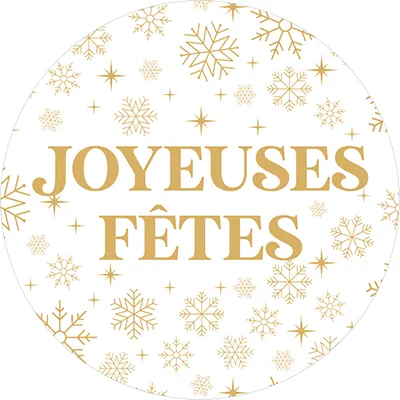 Lot De 200 étiquettes Autocollantes 'Joyeux Noël' - 9 Modèles Différents - Neuf Avec Emballage