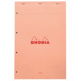 Bloc note agrafé Rhodia Reflets Pastel N°20 Séyès - 80 feuillets - 31,8 x 20,2 cm
