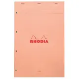 Bloc note agrafé Rhodia Reflets Pastel N°20 Séyès - 80 feuillets - 31,8 x 20,2 cm