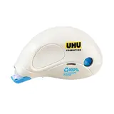 Ruban Correcteur UHU Compact Blanc largeur 5mm longeur 10m - Roller correcteur
