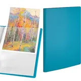 Porte-vues A4 60 vues – Protège-documents 30 pochettes souple - Vert