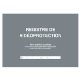 Registre de vidéoprotection A4 paysage 21 x 29,7 cm 104 pages
