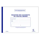Registre des accidents du travail bénins A4 paysage 21 x 29,7 cm 20 pages