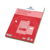 Pochette C4 kraft brun avec fenêtre La Couronne Nomad 229 x 324 mm 90g – Paquet de 50