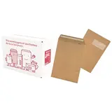 Pochette C4 kraft brun avec fenêtre La Couronne Admin 229 x 324 mm 90g – Boîte de 250