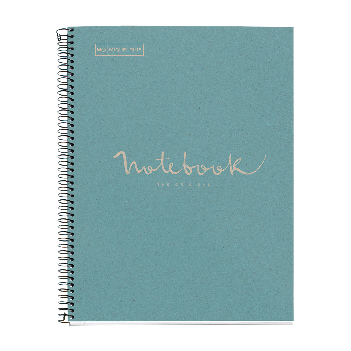 Bloc note Notebook A4 Eco Emotion 80F Quadrillé 5x5 - Bleu