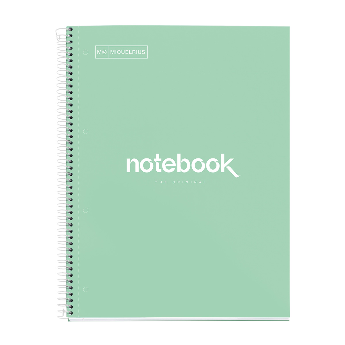 Bloc note Notebook A4 Emotion 80F Quadrillé 5x5 90g - Menthe