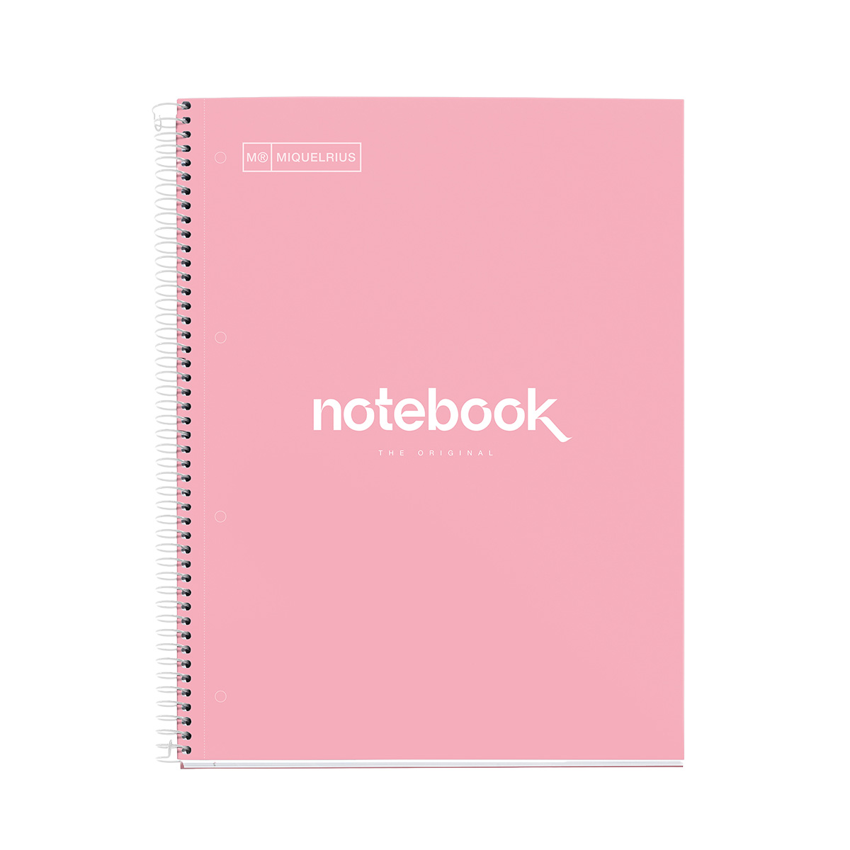 Bloc note Notebook A4 Emotion 80F Quadrillé 5x5 90g - Rose