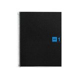Cahier à spirale Miquelrius 5/5 - A5 - Bleu - L 14,8 x H 21 cm - Cahiers et blocs notes