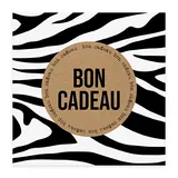 Bon cadeau zèbre 12x12cm avec enveloppe – Paquet de 12