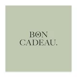 Bon cadeau minimaliste vert sauge 12x12cm avec enveloppe – paquet de 12