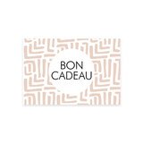 Bon cadeau rect. rose/blanc 17x11,5cm + enveloppe kraft - Bons cadeaux
