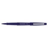Stylo feutre Paper Mate Flair Bleu, feutre fin pointe moyenne 0,7mm - Pack de 12