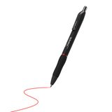 Stylo gel rouge Sharpie S-Gel pointe moyenne 0,7 mm retractable - Pack de 12