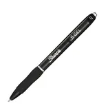 Stylo gel noir Sharpie S-Gel pointe moyenne 0,7 mm retractable - Pack de 3
