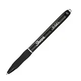 Stylo gel noir Sharpie S-Gel pointe moyenne 0,7 mm retractable - Pack de 3