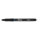 Stylo gel bleu Sharpie S-Gel Rétractable pointe moyenne 0.7mm - Lot de 3