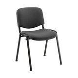 Chaise de réunion visiteur empilable IBIZA tissu gris - Siège professionnel