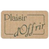 Étiquettes cadeaux adhésives Plaisir d'offrir