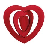 Coeur 3D à suspendre - Décors de St Valentin