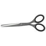 Ciseaux Ambidextre Noir & Inox Métal SIGN Bouts Ronds 17 cm