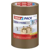 Ruban adhésif polypropylène havane 50 mm x 66 m Tesa - Ruban adhésif emballage - Lot de 3